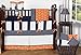 Sweet Jojo Designs Orange and Navy Fabric Memory/Memo Photo Bulletin Board for Arrow Collection