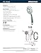 Speakman, Polished Chrome VS-1240 Rio Multi-Function Handheld Shower Head, 2.5 GPM