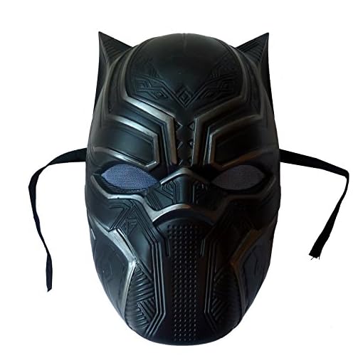 Marvel Captain America: Civil War Black Panther Muscle Chest Shirt and Mask, Child's Small - Image 6
