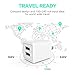 Canyso iPhone Charger, 2.4A 12W Dual USB Portable Travel Wall Charger USB Adapter with 5FT [2-Pack] Lightning Cable Charging Cord for iPhone X/8/7/6/6S/6S Plus/5S/5C/5/iPad/iPod & More