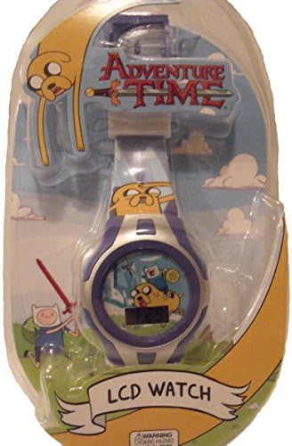 Adventure Time Finn Jake Blue Sliver Digital LCD Boys Watch