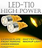 ABL x2 YELLOW T10 168 920 921 Super Bright LED Rear Sidemarker Light Bulb DOT