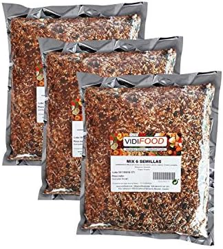 Mezcla de Semillas - 3kg - Deliciosa semilla de lino, semillas de ...