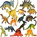 KeepRunning 15 Pack Educational Dinosaur Toys - Kids Realistic Toy Dinosaur Figures for Cool Kids and Toddler Education