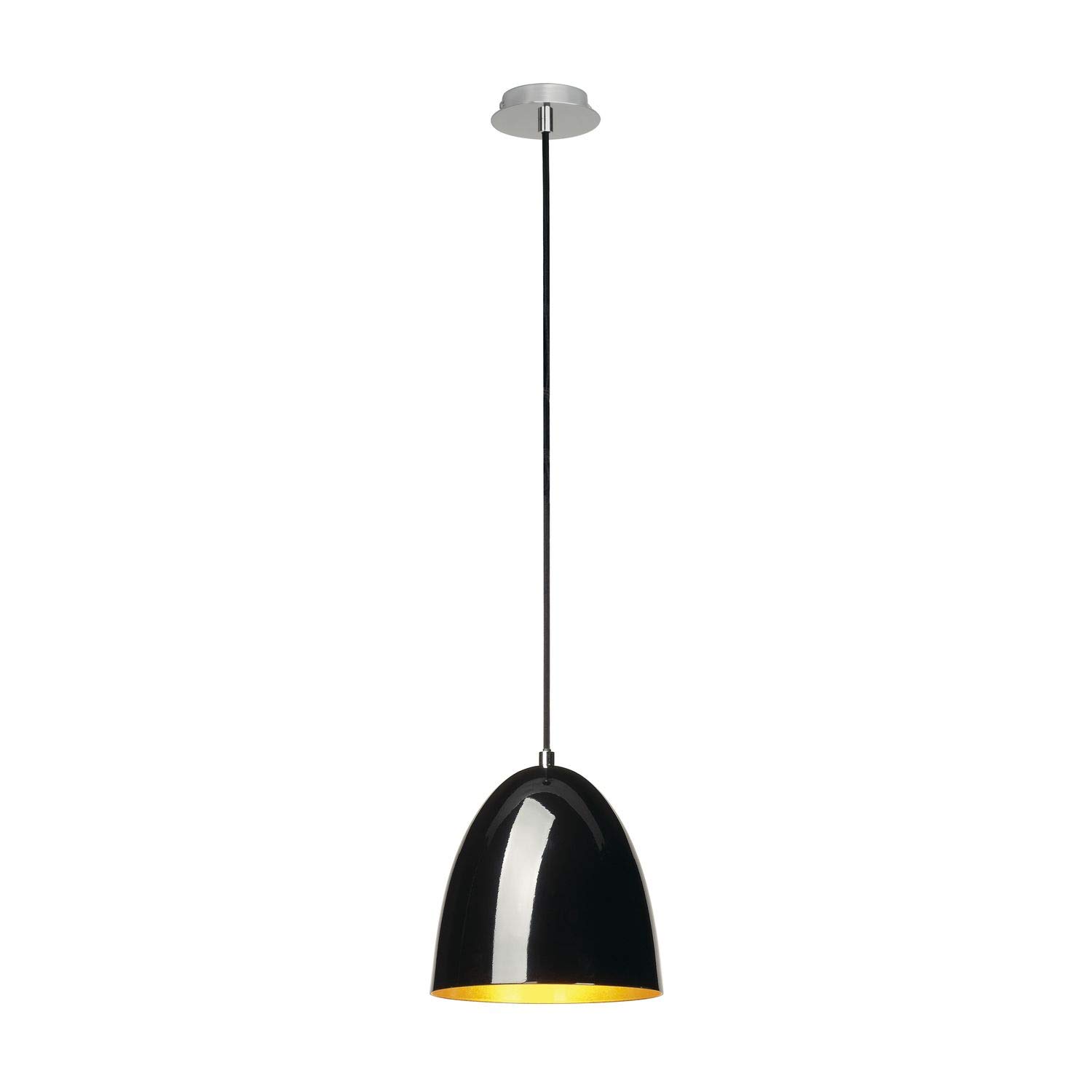 SLV Pendant Light para Cone 20 / Living-Room lamp, Indoor Lighting, Dining Room Drop Light, LED, Ceiling Light / E27 60W Gold — image 1