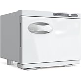 StateRiver Towel Warmer Cabinet, 8L Hot Spa Small Towel Warmer Heating Use for Facial Spa, Hair Beauty, Salon Equipment and Home - White