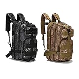 Military Tactical Assault Pack,CAMTOA Outdoor Molle Tactical Backpack -Military Rucksacks Combat Backpack - Waterproof Combat Backpack Trekking Bag for Outdoor Trekking Hunting