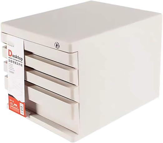 Amazon Com Bxyxj Desktop Filing Cabinet 4 5layer White Multi Functional Desk Organizer With Lock File Cabinet Improve Office Efficiency Size 4layer Home Kitchen