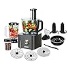 Food-Processor-Food-Mixer-and-Processor-Multifunctional-Kitchen-Food-Blender-Vegetable-Chopper-Grinder-with-Egg-Whisk-TopStrong-1100W-32L15L Food Processor, TopStrong 11-in-1 food processor and blender with Chopping Blending Kneading Grinding Whisking Juicing…