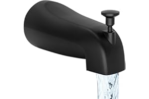 CHOOKACHOO Bathroom Tub Spout with Front Diverter, 1/2 inch IPS Female Front End Thread, 5-1/4 inch Length, Compatible with Westbrass E531D-1F-62, for 4 inch to 4-3/8 inch Length Pipe Nipple