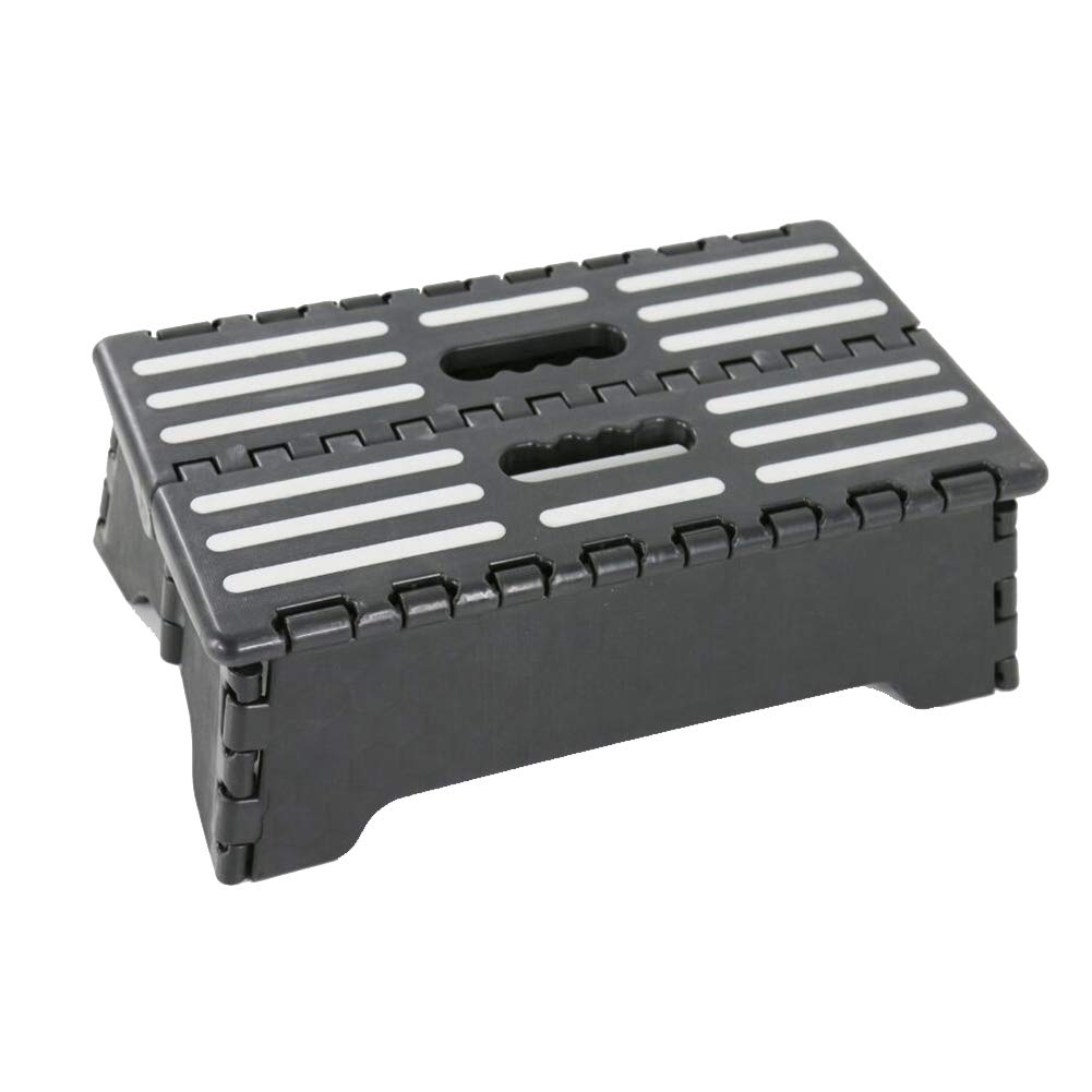 rebirthesame Portable One Step Stool for Elderly & Disabled –Antislip Half Step for Indoor & Outdoor Stairs, Cars, Bed, Chair, Shower – Lightweight Mobility Safety Tread