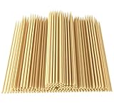 CandyHome Natural Bamboo Skewers for Shish Kabob, BBQ, Appetizer, Vegetables, Cheese, Fruit, Corn and More Food, 8 inch 200 Pcs