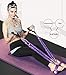 Sit-Ups Elastic Rope 4 Tube Adjustable Home Multi-Functional Fitness Equipment Sports Auxiliary Pedal Pedal Puller – 100 Pounds Load-Bearingthumb 2
