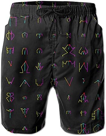 Male Colors Color Line Symbol Short Pants