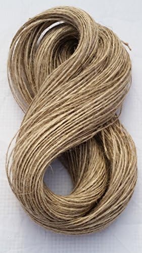 1m-1000m 2 ply Natural Brown Soft Jute Twine Sisal String Rustic Shabby Cord (200 Meters)
