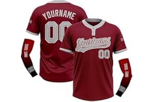 LEISIMI Custom Baseball Jersey Adult Stitched Personalized Hip Hop Softball Shirt Sports Uniform for Men Women Youth