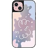 CASETiFY Mirror iPhone 15 Plus Case [Reflective / 4.9ft Drop Protection/Compatible with Magsafe] - Pastel Gradient - Silver On Black