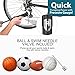 NewMainone Mini Bike Pump Portable Bicycle Frame Pump,Bicycle Tire Pump Glueless Puncture Repair Kit,120 PSI Fast Air Pump Suitable for Presta & Schrader Valve