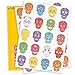 xo, Fetti Sugar Skull Tattoos for Kids - 40 Cinco de Mayo styles | Dia De Los Muertos, Day of the Dead Decorations, Halloween, Mexican Party Supplies