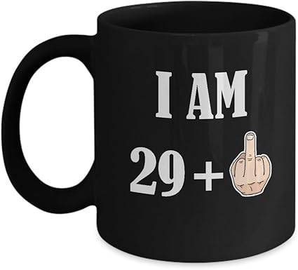 Amazon 30歳の誕生日プレゼント 女性用 男性用 29 Plus 1 ハッピー30歳 おもしろコーヒーマグ 彼氏 妻 夫の母親 父 男の子 女の子への最高のクリスマスプレゼント 11oz ブラック Gb Black Inunen グラス タンブラー
