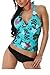 Lady´s Figure Optimizer Push Up Tankini two pieces swimsuit 1006AS-W300 -f3859