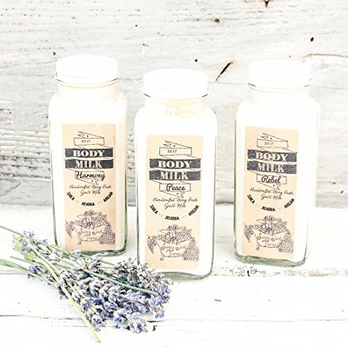 Body milk, goats milk lotion, harmony blend, aromatherapy lotion, body lotion, sensitive skin cream