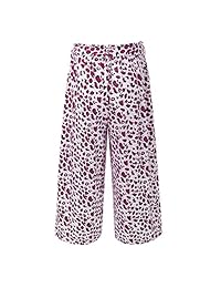 Pantalones de dama con estampado de leopardo, talla grande