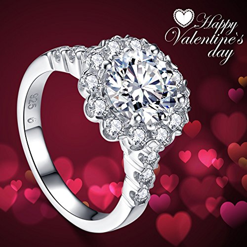 Clever Fingers Eight Hearts Eight Arrows Elegant Women Ring Silverï¼ˆpack of 2ï¼‰ (7)