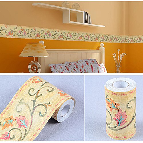 Leaf Vine Wallpaper Borders Roll Selfadhesive Home Kitchen Bathroom