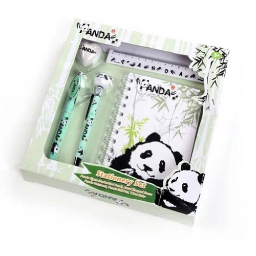 Cute panda mechanical pencils includes 5 supplies perfe…