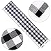 OurWarm Buffalo Plaid Table Runner, Christmas Table Runners Cotton Reversible Check Plaid Decorations for Lumberjack Party Holiday Christmas Table Decorations