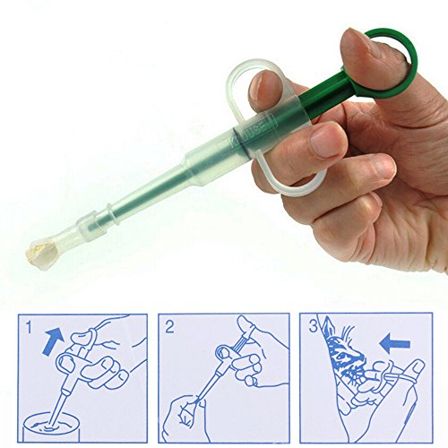 USUNO Pet Pill Gun Dog Pill Shooter Cat Tablet Soft Tip Syringe