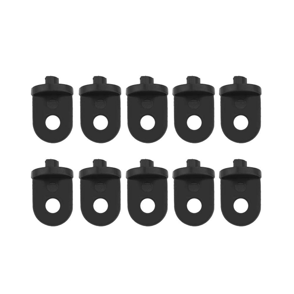 TOPINCN Plastic Plant Hook Flower Hook Hanging Plant Hangers Greenhouse Greenhouse Gadget 50 Pc(Black)