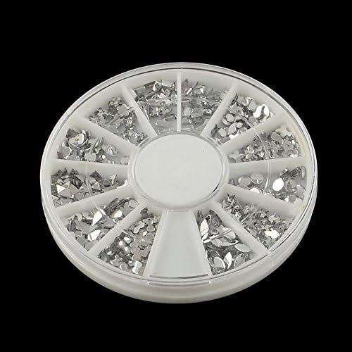Mixed Shape Clear Rhinestone Wheel Crafts/Nail art