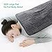 XXX-Large Heating Pad with Auto Off, Safe Low Voltage Technology & Oeko-Tex 100 Certified, 10 Electric Temperature Settings, Super Soft Micro Plush, Moist Therapeutic Option, Pain Relief, Light Gray