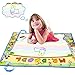 JVIGUE Large Water Doodle Mat - Portable Magic Water Drawing Mat Pad with 3 Water Pens and Drawing Booklet, Kids Educational Travel Toys Gift for Boy Girl Toddlers Age 1- 6, 36.6 X 25.6 Inch