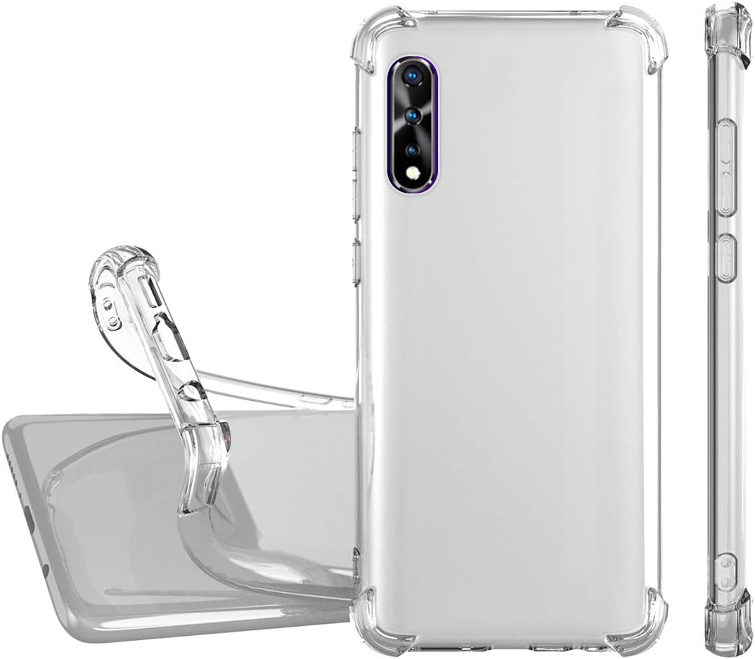 Forhouse Compatible with Vivo iQOO Neo Vivo Z5 Vivo S1 Vivo Y7s Vivo V17 Neo Case, Anti-Scratch Cover Slim Soft TPU Bumper Flexible Rubber Silicone Shockproof Case for Vivo iQOO Neo Vivo Z5