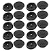 uxcell 20pcs PC Computer Desk Grommet Wire Hole Cap Cable Cover 60mm Black