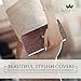 Refillable Writing Journal 2018 - Vintage Travelers Notebook, Perfect as a Daily Journal for Women and Men - Handmade with Blank Pages and Embossed Cover