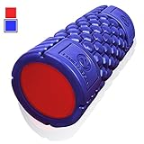 Massage Foam Roller - Innovative Honeycomb Rolling Foam Creates Perfect Muscle Massage Roller For Tight Muscles, Back, Legs & Arms, IT Bands - Blue