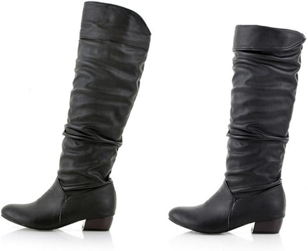 vegan knee high winter boots