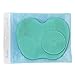 TailaiMei Makeup Brush Cleaning Mat,Set of 2 Silicone Cosmetic Washing Tool with Suction Cups(Green)