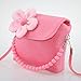 Dodocat Cute Little Girls Fashionable 3D Flower Handbag Crossbody Bag - Pink