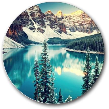 Scenic Mountains Nature Round Mousepad Mouse Pad Great Gift Idea