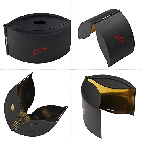 RCstyle Compatible for DJI Mavic 2 Pro / Zoom Transmitter Signal Extend Aluminum Parabolic Radar Antenna Range Booster for Mavic Air / Mavic Pro / Platinum(Black)