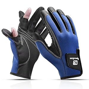 Gants De Pêche, 1 Paire 3 Couper Doigt Anti-slip Respirant Gants De Photographie