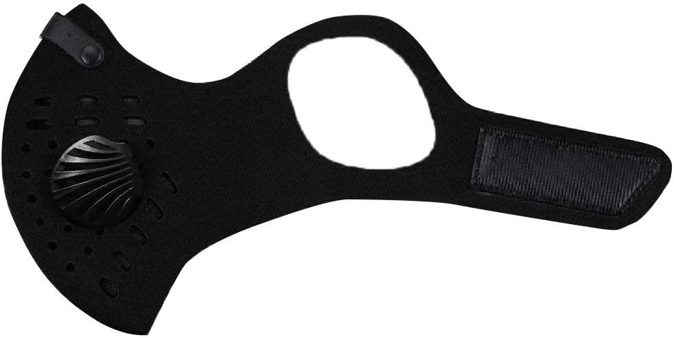 Dust 𝐌𝐀𝐒𝐊, Dustproof Smoke 𝐌𝐀𝐒𝐊 Washable Reusable Face 𝐌𝐀𝐒𝐊, Adjustable PM2.5 Air Filter 𝐌𝐀𝐒𝐊 Breathing Mouth Cover for Outdoor Sports (black)