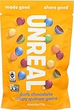 Unreal Dark Chocolate Crispy Quinoa Gems Bag, Vegan & Non-GMO - 1 Bag