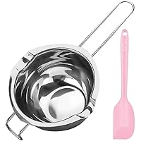 AIKEFOO 304 Stainless Steel Two-Pot Boiler For Melting Chocolate, Butter, Cheese, Candy Caramel And Making Candles And…