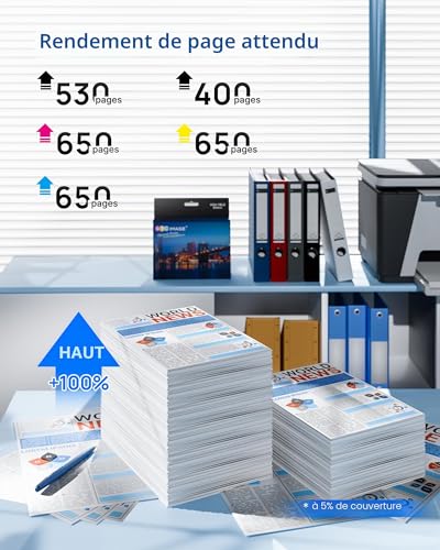 GPC Image 33XL Ink Cartridges Compatible with Epson 33 XL for Expression Premium XP-540 XP-530 XP-830 XP-7100 XP-900 XP-640 XP-630 XP-635 XP-645 Pack of 15